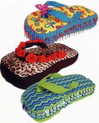 Donna Babylon  DB0512 Fancy Flip Flop Pillow 